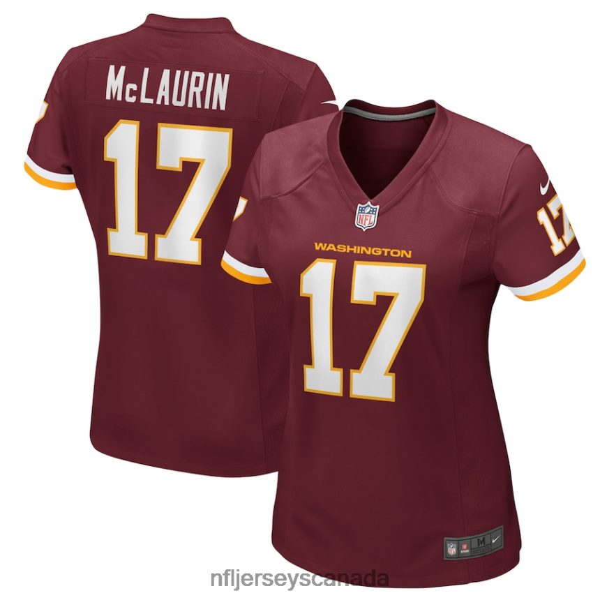 Women Washington Football Team Terry McLaurin Nike Burgundy Player Game Jersey Clothing NFL TBXFR62906