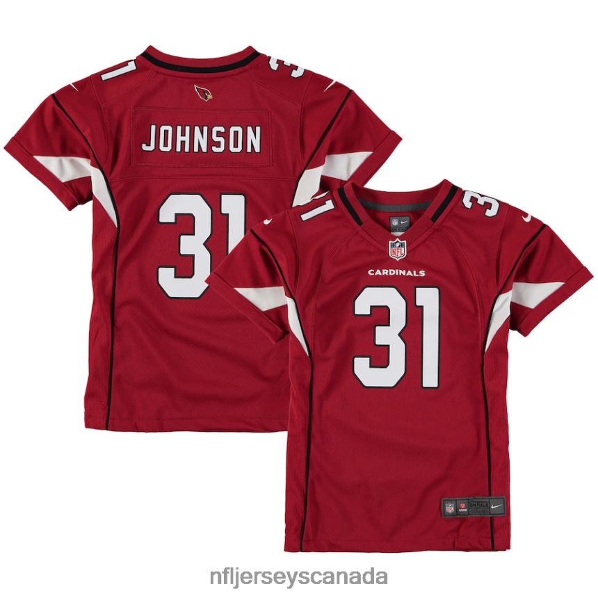 Youth Arizona Cardinals David Johnson Nike Cardinal Game Jersey Clothing NFL TBXFR64554