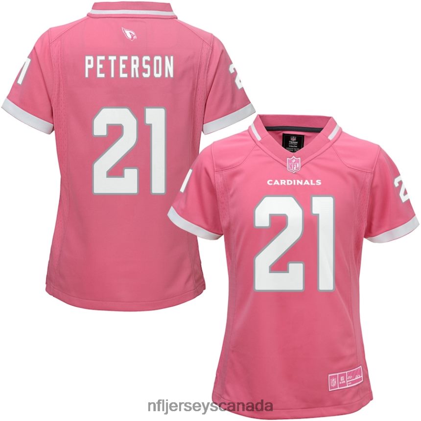 Youth Arizona Cardinals Patrick Peterson Pink Bubble Gum Jersey Clothing NFL TBXFR64445