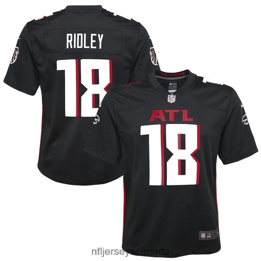 Youth Atlanta Falcons Calvin Ridley Nike Black Player Game Jersey Clothing NFL TBXFR62573