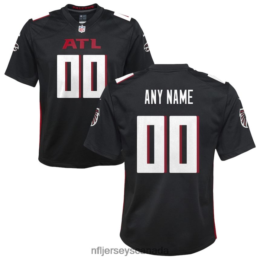 Youth Atlanta Falcons Nike Black Custom Game Jersey Clothing NFL TBXFR61289