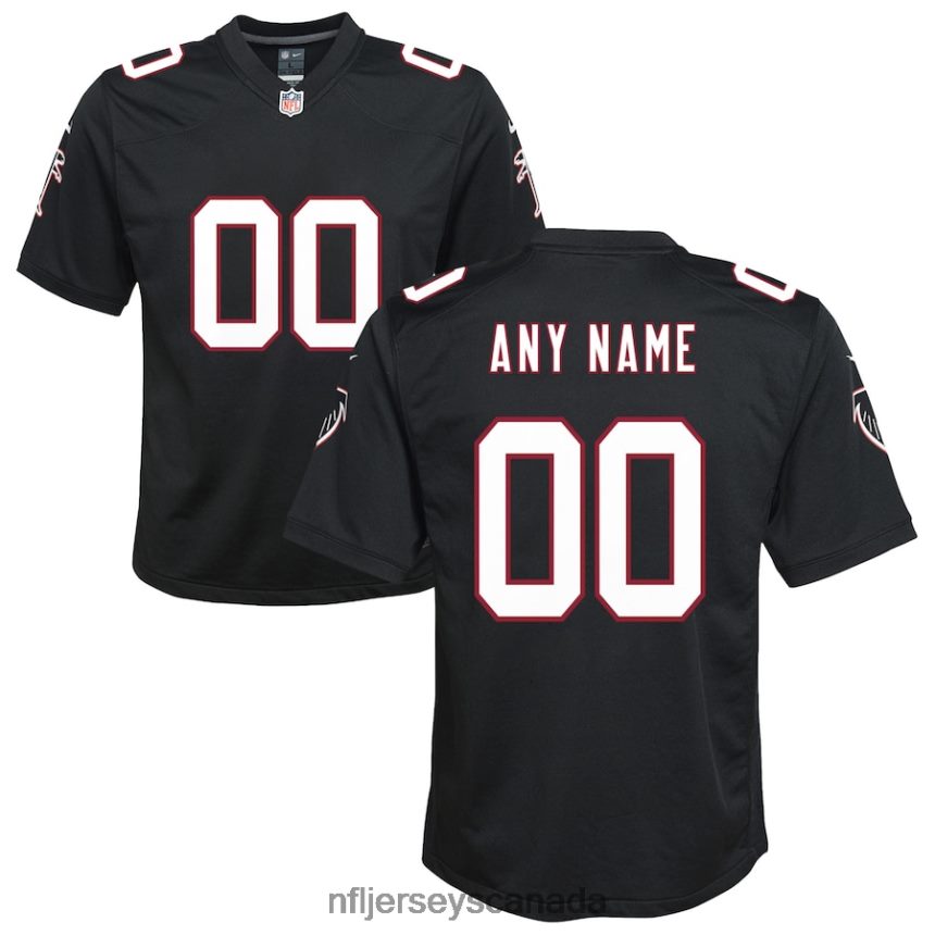 Youth Atlanta Falcons Nike Black Throwback Custom Game Jersey Clothing NFL TBXFR63190