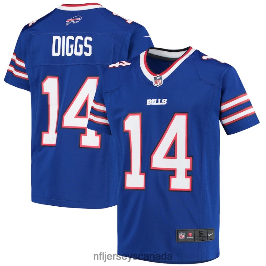 Youth Buffalo Bills Stefon Diggs Nike Royal Game Player Jersey Clothing NFL TBXFR6211