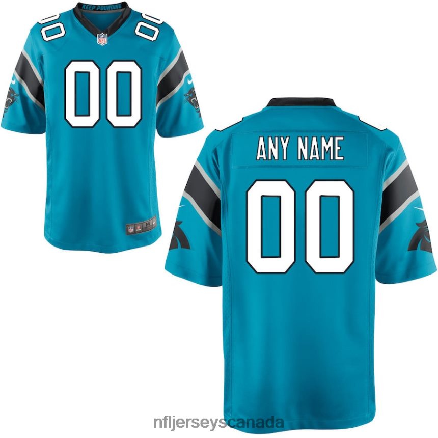 Youth Carolina Panthers Nike Blue Game Custom Jersey Clothing NFL TBXFR61105
