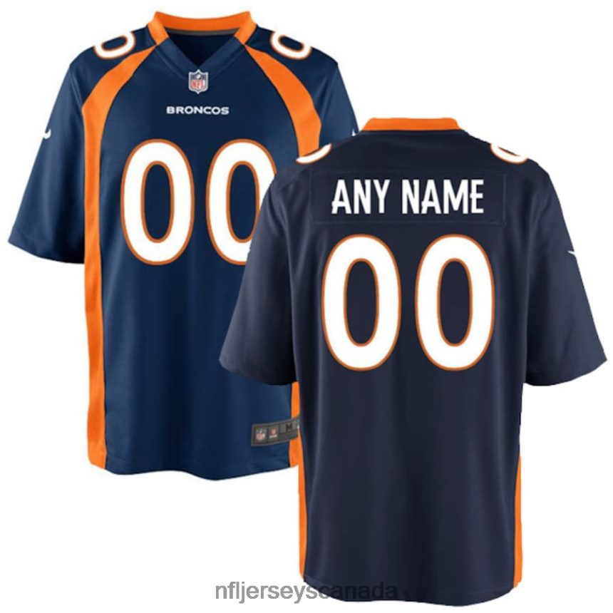 Youth Denver Broncos Nike Navy Game Custom Jersey Clothing NFL TBXFR61413