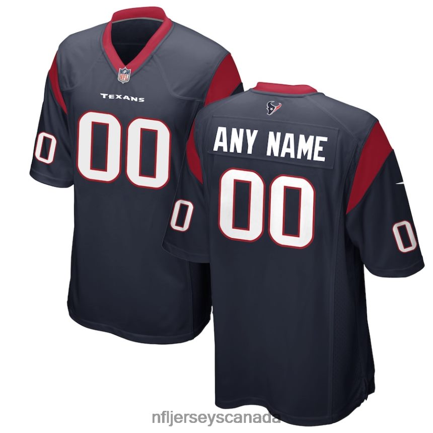Youth Houston Texans Nike Navy Custom Game Jersey Clothing NFL TBXFR61379