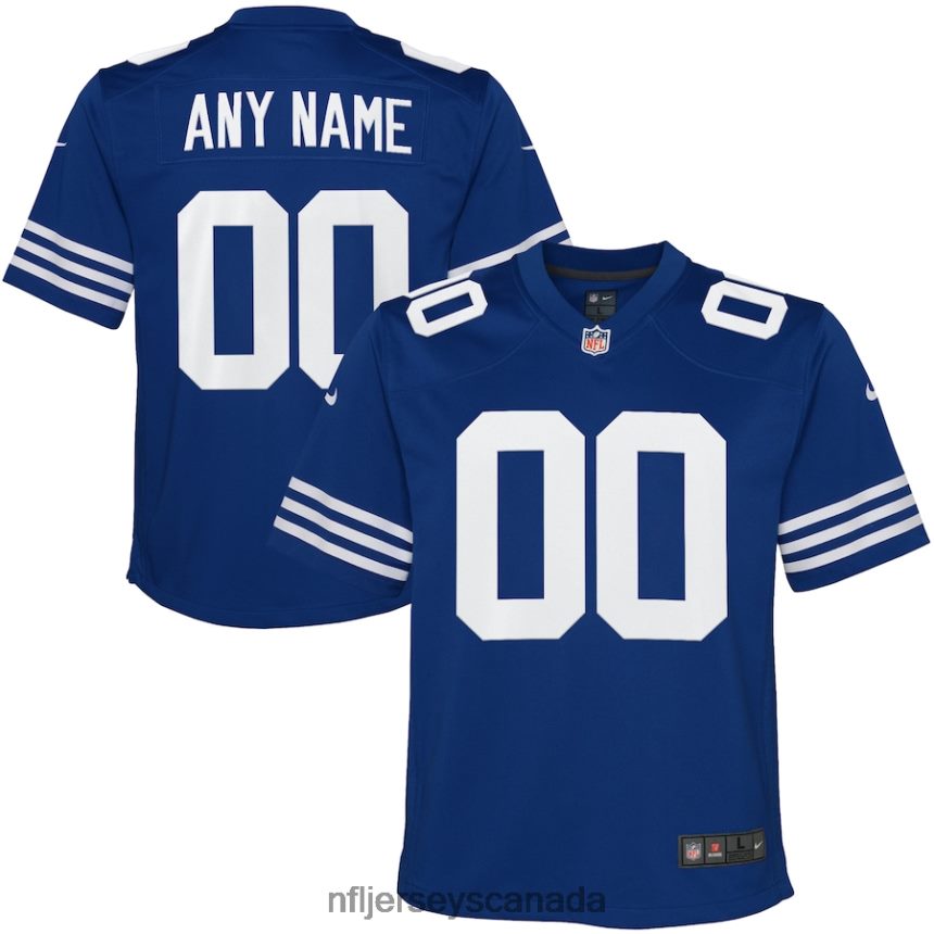 Youth Indianapolis Colts Nike Royal Alternate Custom Game Jersey Clothing NFL TBXFR64092