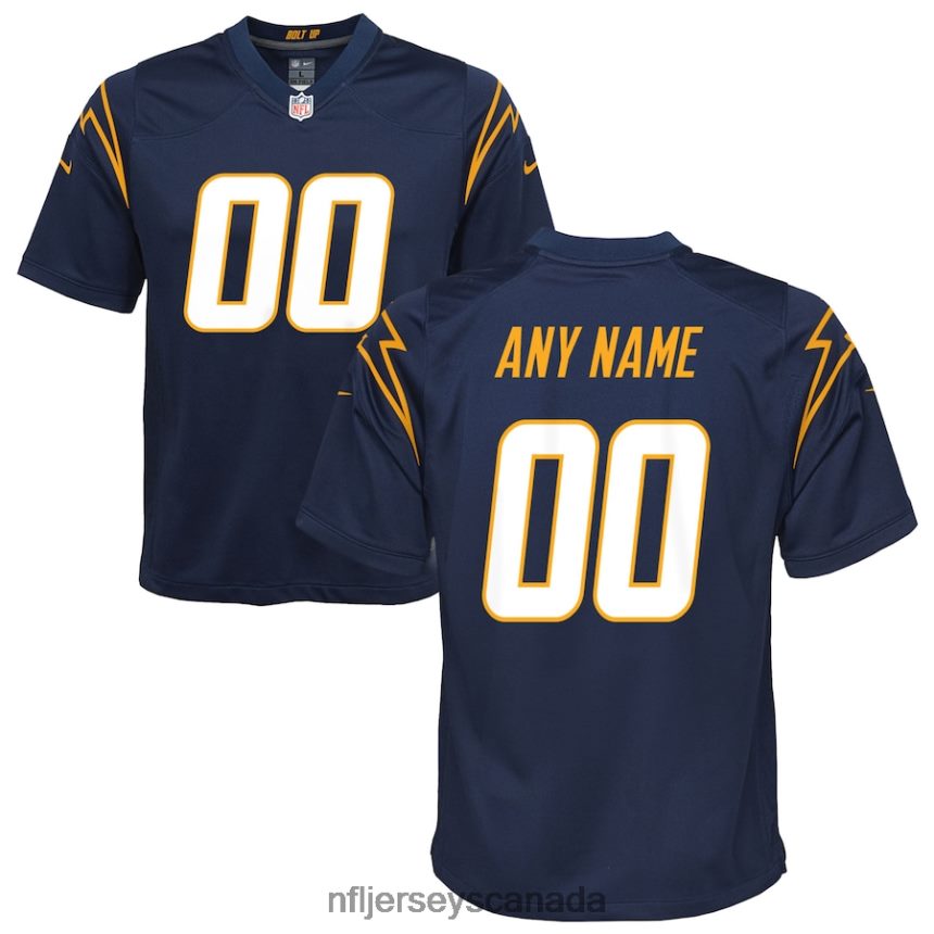 Youth Los Angeles Chargers Nike Navy Alternate Custom Game Jersey Clothing NFL TBXFR61642