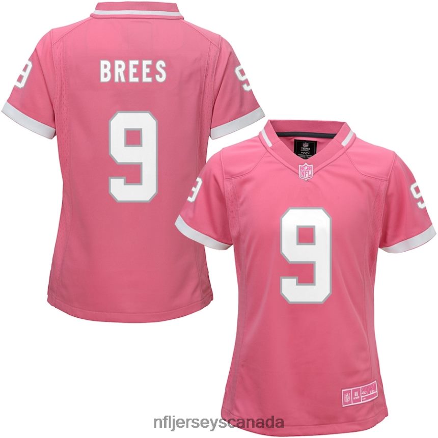 Youth New Orleans Saints Drew Brees Pink Bubble Gum Jersey Clothing NFL TBXFR63821