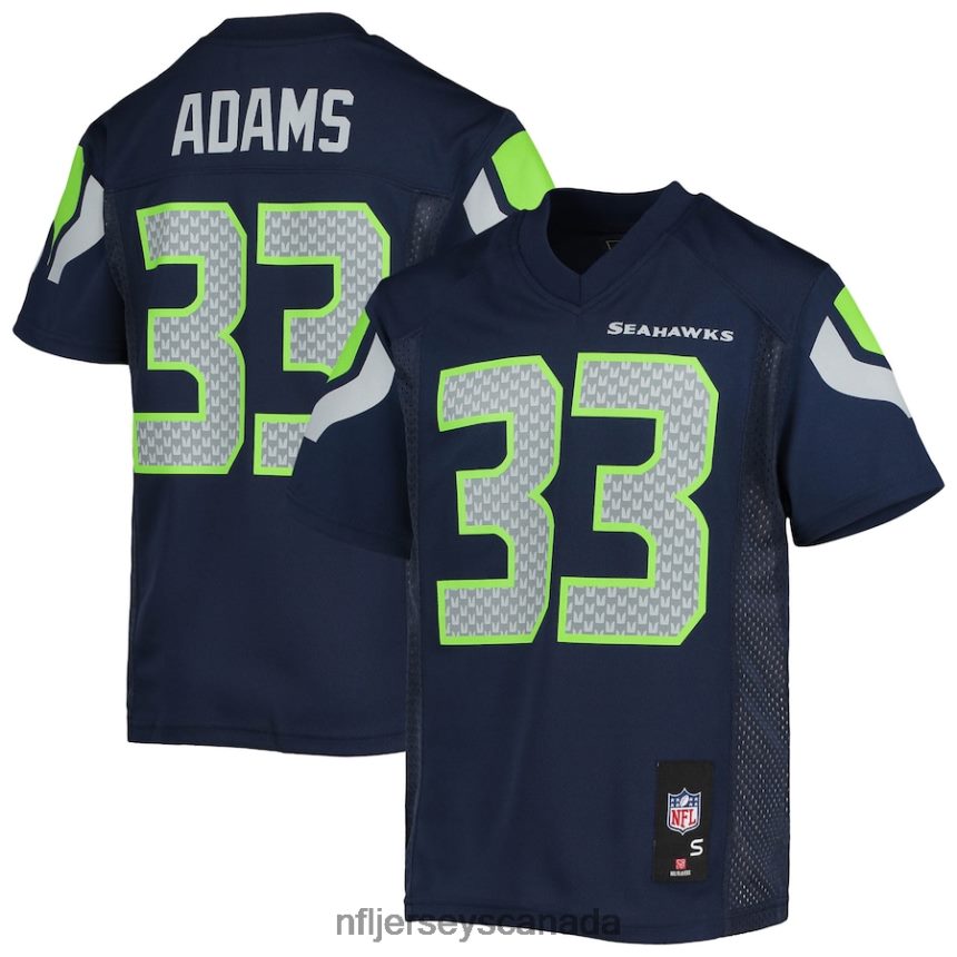 Youth Seattle Seahawks Jamal Adams College Navy Replica Player Jersey Clothing NFL TBXFR64871